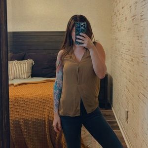 Kaufman Franco silk combo top small